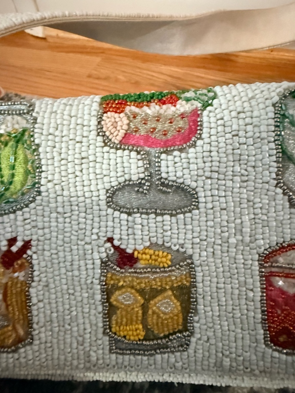 Viral TikTok Hand Beaded Multi-Cocktail Beaded Bag-NWT - Picture 4 of 6